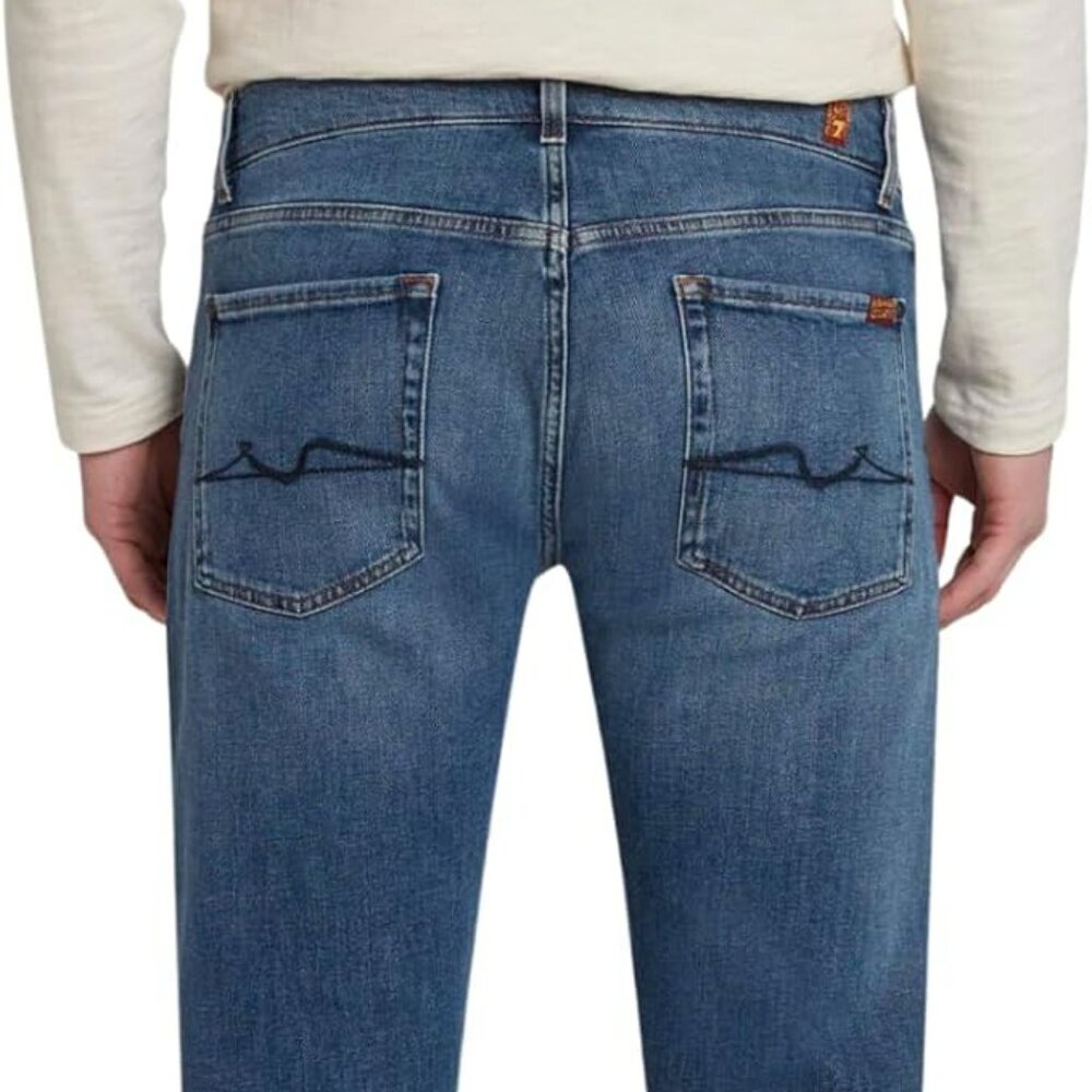 7 For All Mankind Men's The Straight Jean - Picture 5 of 5